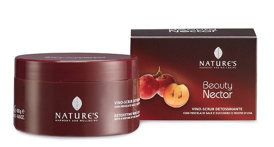 NATURE'S BEAUTY NECTAR VINO SCRUB CORPO DETOSSIFICANTE 420 ML - Farmacia Murachelli Di Putelli dr. Giovanni