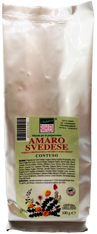 RAIHUEN ERBE SVEDESI CONTUSO PREPARATO PER AMARO SVEDESE 100 G - Farmacia Murachelli Di Putelli dr. Giovanni