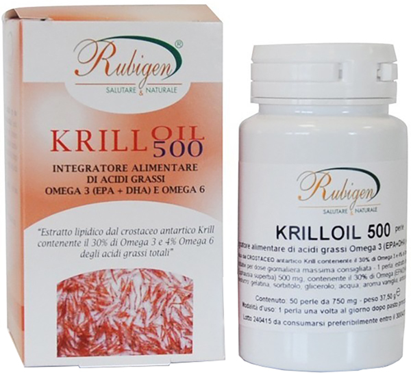 RUBIGEN KRILL OLIO OMEGA 3-6 50 PERLE - Farmacia Murachelli Di Putelli dr. Giovanni