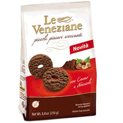 LE VENEZIANE BISCOTTI CACAO/NOCCIOLA 250 G - Farmacia Murachelli Di Putelli dr. Giovanni
