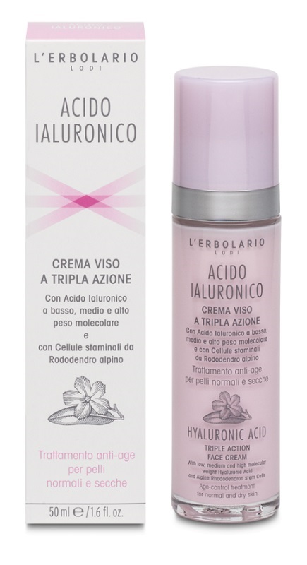 ACIDO IALURONICO CREMA VISO A TRIPLA AZIONE TRATTAMENTO ANTIAGE PELLI NORMALI E SECCHE 50 ML - Farmacia Murachelli Di Putelli dr. Giovanni