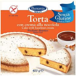 BONONIA TORTA ALLA CREMA DI NOCCIOLA SENZA GLUTINE 400 G - Farmacia Murachelli Di Putelli dr. Giovanni