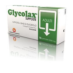GLYCOLAX 18 SUPPOSTE GLICEROLO 2500MG - Farmacia Murachelli Di Putelli dr. Giovanni