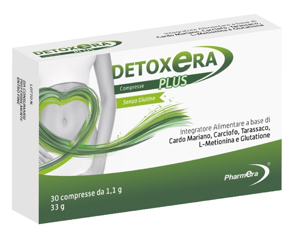 DETOXERA PLUS INTEGRATORE ALIMENTARE PER STIPSI E TRANSITO INTESTINALE 30 COMPRESSE - Farmacia Murachelli Di Putelli dr. Giovanni