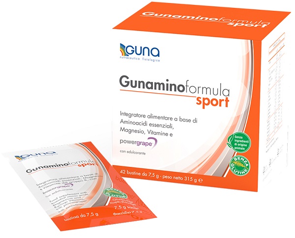 GUNAMINOFORMULA SPORT 42 BUSTE 315 G - Farmacia Murachelli Di Putelli dr. Giovanni