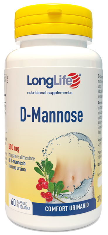 LONGLIFE D-MANNOSE 60 CAPSULE - Farmacia Murachelli Di Putelli dr. Giovanni