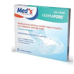 MEDICAZIONE MEDS PORE ADESIVA IMPERMEABILE 10X12CM 5 PEZZI - Farmacia Murachelli Di Putelli dr. Giovanni