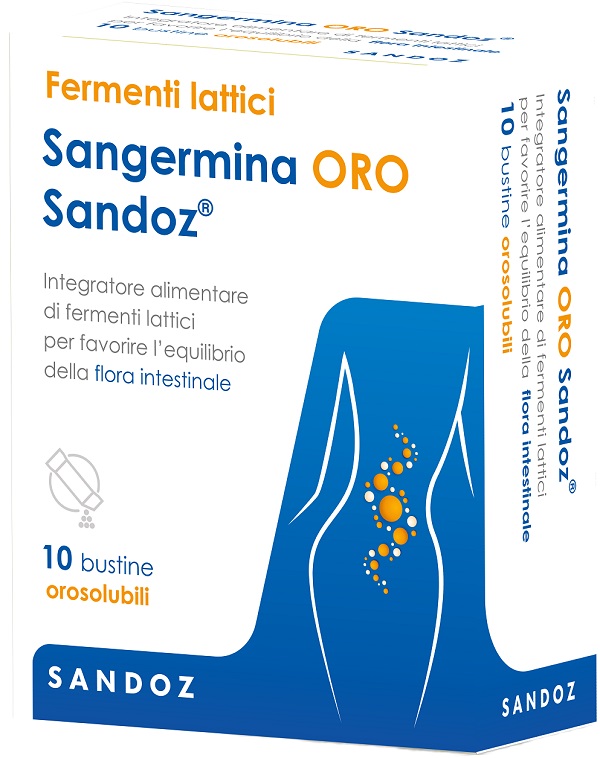 SANGERMINA ORO 10 BUSTINE OROSOLUBILE - Farmacia Murachelli Di Putelli dr. Giovanni