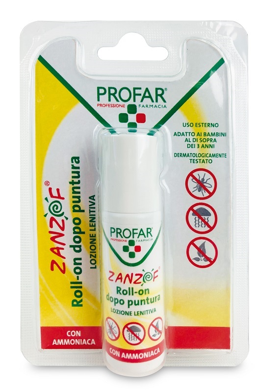 ZANZOF LOZIONE POST PUNTURA CON AMMONIACA ROLL-ON 20 ML PROFAR - Farmacia Murachelli Di Putelli dr. Giovanni