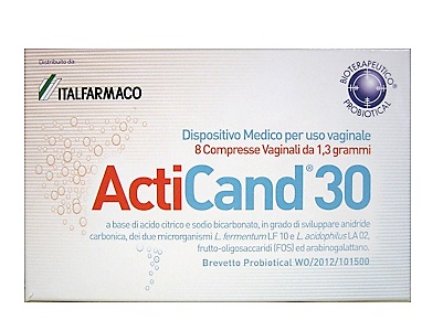 ACTICAND 30 8 COMPRESSE VAGINALI - Farmacia Murachelli Di Putelli dr. Giovanni