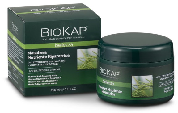 BIOKAP BELLEZZA MASCHERA NUTRIENTE/RIPARATRICE 200 ML BIOSLINE - Farmacia Murachelli Di Putelli dr. Giovanni