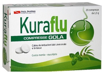 KURAFLU GOLA EUCALIPTO 20 COMPRESSE 1,5 G - Farmacia Murachelli Di Putelli dr. Giovanni