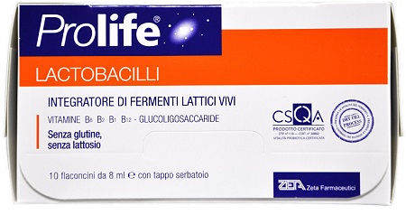 PROLIFE LACTOBACILLI 10 FLACONCINI 8 ML - Farmacia Murachelli Di Putelli dr. Giovanni