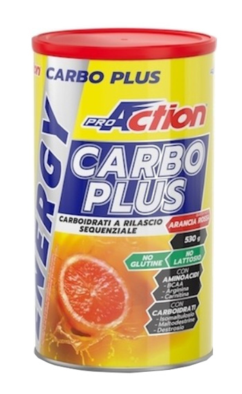 PROACTION CARBO PLUS ALL'ARANCIA ROSSA 530 G - Farmacia Murachelli Di Putelli dr. Giovanni