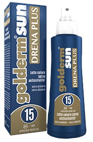 GOLDERM SUN DRENA PLUS SPF 15 SPRAY 200 ML - Farmacia Murachelli Di Putelli dr. Giovanni