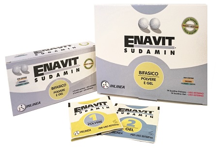 ENAVIT SUDAMIN BIFASICO 6 BUSTINE POLVERE + 6 BUSTINE GEL - Farmacia Murachelli Di Putelli dr. Giovanni