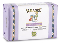 L'AMANDE MARSEILLE SAPONE VEGETALE MALVA/CALENDULA 200 G - Farmacia Murachelli Di Putelli dr. Giovanni