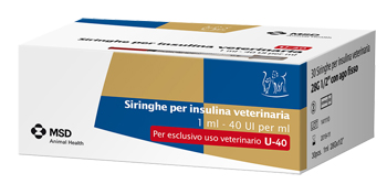 SIRINGA INSULINA USO VETERINARIO MSD-AH 30 SIRINGHE 40 UI/ML - Farmacia Murachelli Di Putelli dr. Giovanni