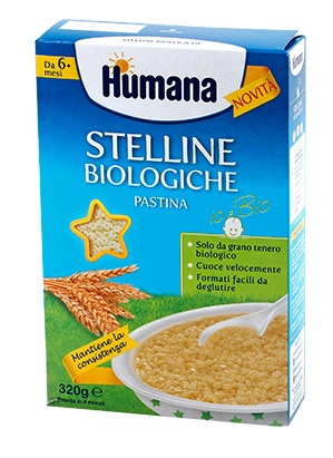 HUMANA STELLINE PASTINA BIOLOGICA 320 G - Farmacia Murachelli Di Putelli dr. Giovanni