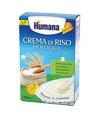HUMANA CREMA DI RISO BIOLOGICO 230 G - Farmacia Murachelli Di Putelli dr. Giovanni