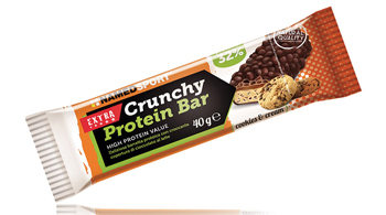 CRUNCHY PROTEINBAR COOKIES & CREAM 1 PEZZO 40 G - Farmacia Murachelli Di Putelli dr. Giovanni