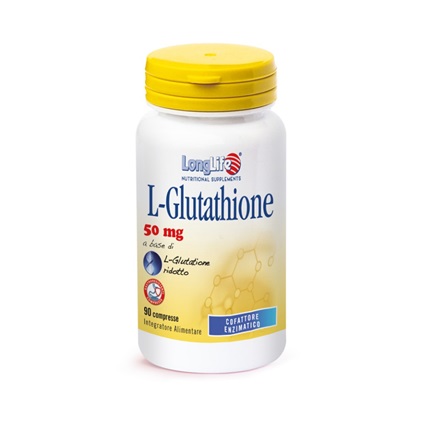 LONGLIFE L-GLUTATHIONE 50 MG 90 COMPRESSE - Farmacia Murachelli Di Putelli dr. Giovanni