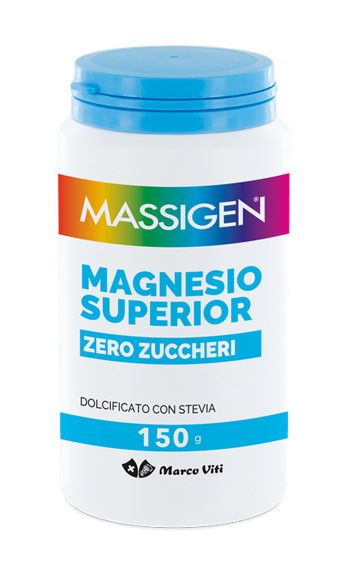 MASSIGEN MAGNESIO SUPERIOR ZERO ZUCCHERI 150 G - Farmacia Murachelli Di Putelli dr. Giovanni