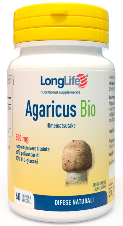 LONGLIFE AGARICUS BIO 60 CAPSULE VEGETALI - Farmacia Murachelli Di Putelli dr. Giovanni