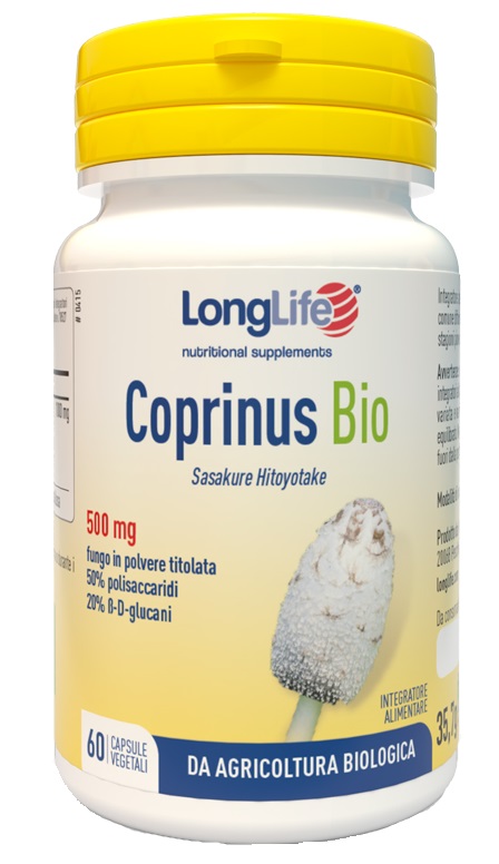 LONGLIFE COPRINUS BIO 60 CAPSULE VEGETALI - Farmacia Murachelli Di Putelli dr. Giovanni