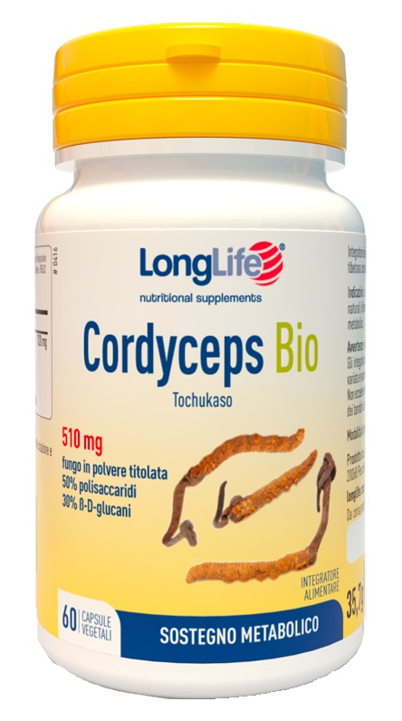 LONGLIFE CORDYCEPS BIO 60 CAPSULE VEGETALI - Farmacia Murachelli Di Putelli dr. Giovanni