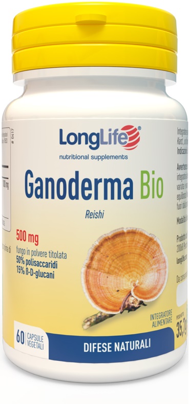LONGLIFE GANODERMA BIO 60 CAPSULE - Farmacia Murachelli Di Putelli dr. Giovanni