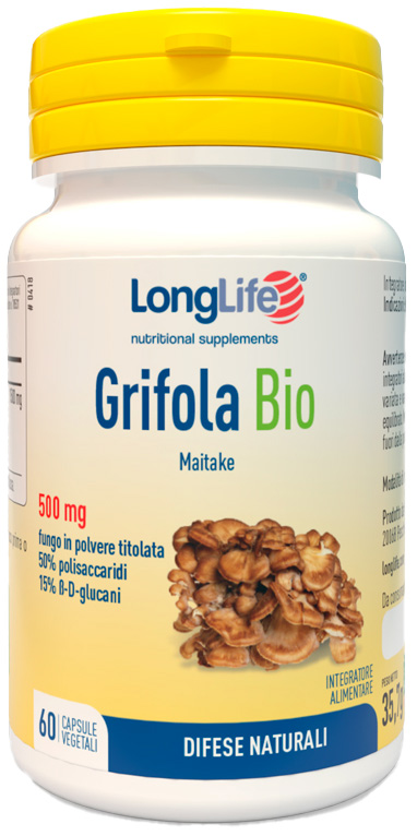 LONGLIFE GRIFOLA BIO 60 CAPSULE VEGETALI - Farmacia Murachelli Di Putelli dr. Giovanni