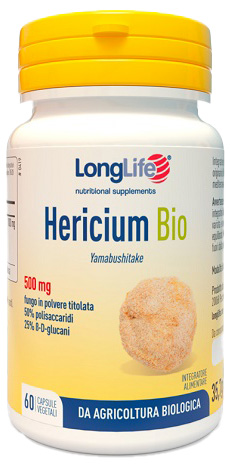 LONGLIFE HERICIUM BIO 60 CAPSULE VEGETALI - Farmacia Murachelli Di Putelli dr. Giovanni
