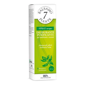 ESSENZA BALSAMICA 7 PIANTE DEODORANTE PURIFICANTE PER AMBIENTI E TESSUTI POMPA SPRAY + ASTUCCIO 180 ML - Farmacia Murachelli Di Putelli dr. Giovanni