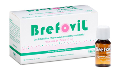 BREFOVIL 10 FLACONCINI MONODOSE DA 10 ML GUSTO LAMPONE - Farmacia Murachelli Di Putelli dr. Giovanni