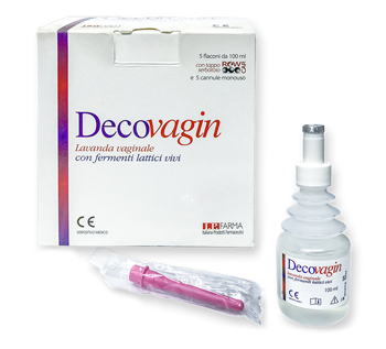 DECOVAGIN 5 FLACONI DA 100 ML + 5 CANNULE MONOUSO - Farmacia Murachelli Di Putelli dr. Giovanni