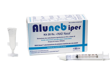 ALUNEB KIT SOLUZIONE IPERTONICA 3% 20 FLACONCINI + MAD NASAL ATOMIZZATORE - Farmacia Murachelli Di Putelli dr. Giovanni