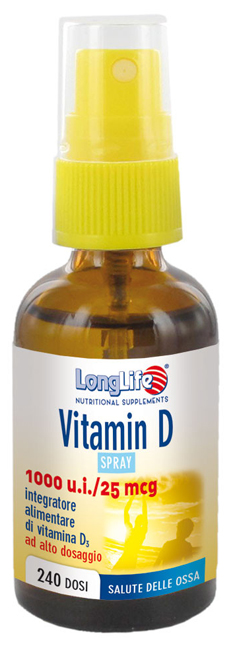 LONGLIFE VITAMIN D 1000UI SPRAY 30 ML - Farmacia Murachelli Di Putelli dr. Giovanni