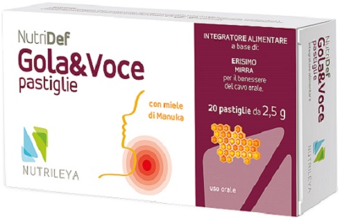 NUTRIDEF GOLA & VOCE MIELE 20 PASTIGLIE - Farmacia Murachelli Di Putelli dr. Giovanni