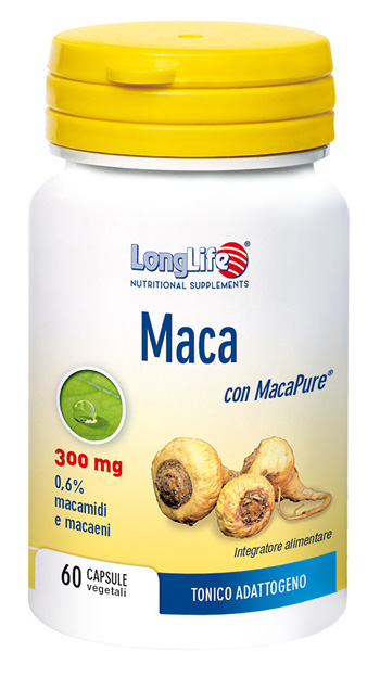 LONGLIFE MACA 60 CAPSULE VEGETALI DA 550 MG - Farmacia Murachelli Di Putelli dr. Giovanni