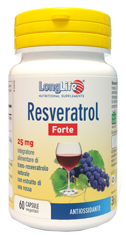 LONGLIFE RESVERATROL FORTE 60 CAPSULE - Farmacia Murachelli Di Putelli dr. Giovanni