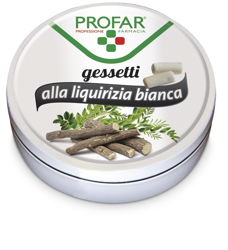 PROFAR GESSETTI LIQUIRIZIA BIANCHI 40 G - Farmacia Murachelli Di Putelli dr. Giovanni