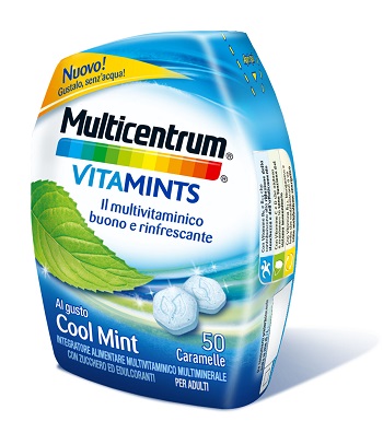 MULTICENTRUM VITAMINTS COOL MINT 50 CARAMELLE - Farmacia Murachelli Di Putelli dr. Giovanni