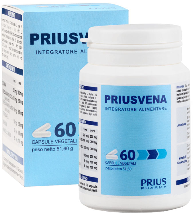 PRIUSVENA 60 CAPSULE - Farmacia Murachelli Di Putelli dr. Giovanni