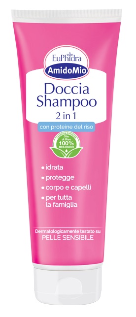 EUPHIDRA AMIDOMIO DOCCIA SHAMPOO 2 IN 1 250 ML - Farmacia Murachelli Di Putelli dr. Giovanni