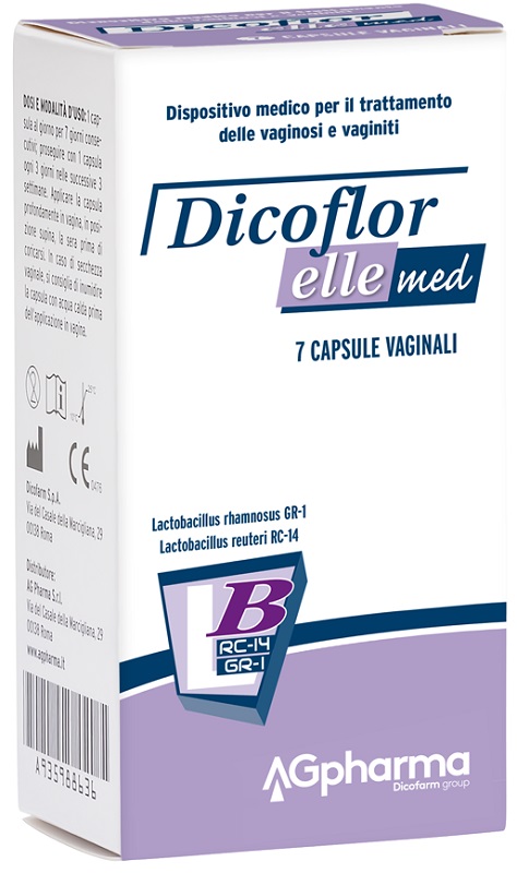DICOFLOR ELLE MED 7 CAPSULE VAGINALI - Farmacia Murachelli Di Putelli dr. Giovanni