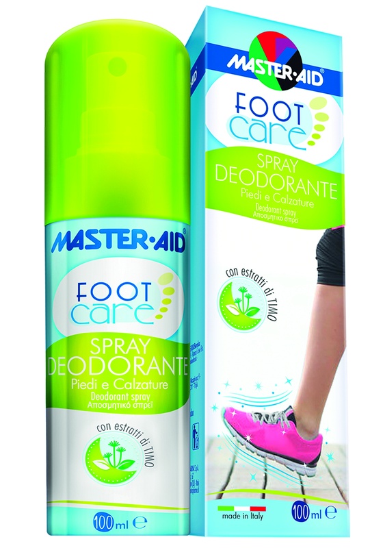 MASTER-AID FOOT CARE SPRAY DEODORANTE 100 ML - Farmacia Murachelli Di Putelli dr. Giovanni