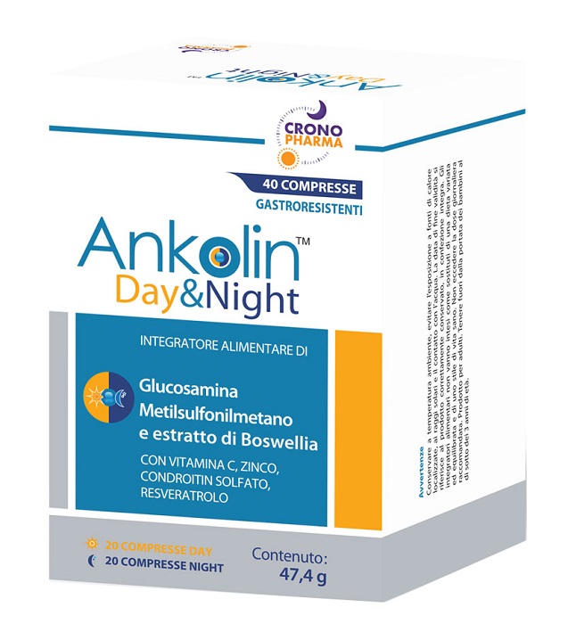 ANKOLIN DAY&NIGHT 20 COMPRESSE GASTRORESISTENTI DAY + 20 COMPRESSE GASTRORESISTENTI NIGHT - Farmacia Murachelli Di Putelli dr. Giovanni
