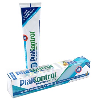 PLAKKONTROL NATURAL WHITE DENTIFRICIO 100 G - Farmacia Murachelli Di Putelli dr. Giovanni