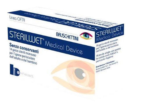 STERILWET GARZA OFTALMICA 14 PEZZI - Farmacia Murachelli Di Putelli dr. Giovanni